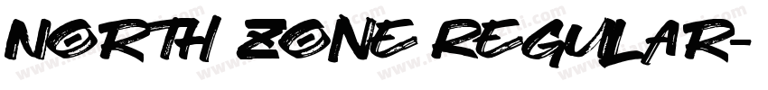 North Zone Regular字体转换